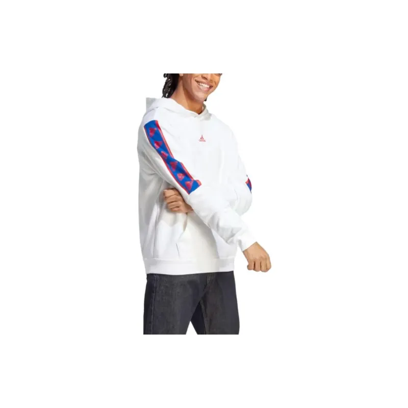 Adidas Brandlove Hoodie Sweatshirt Men's White-3