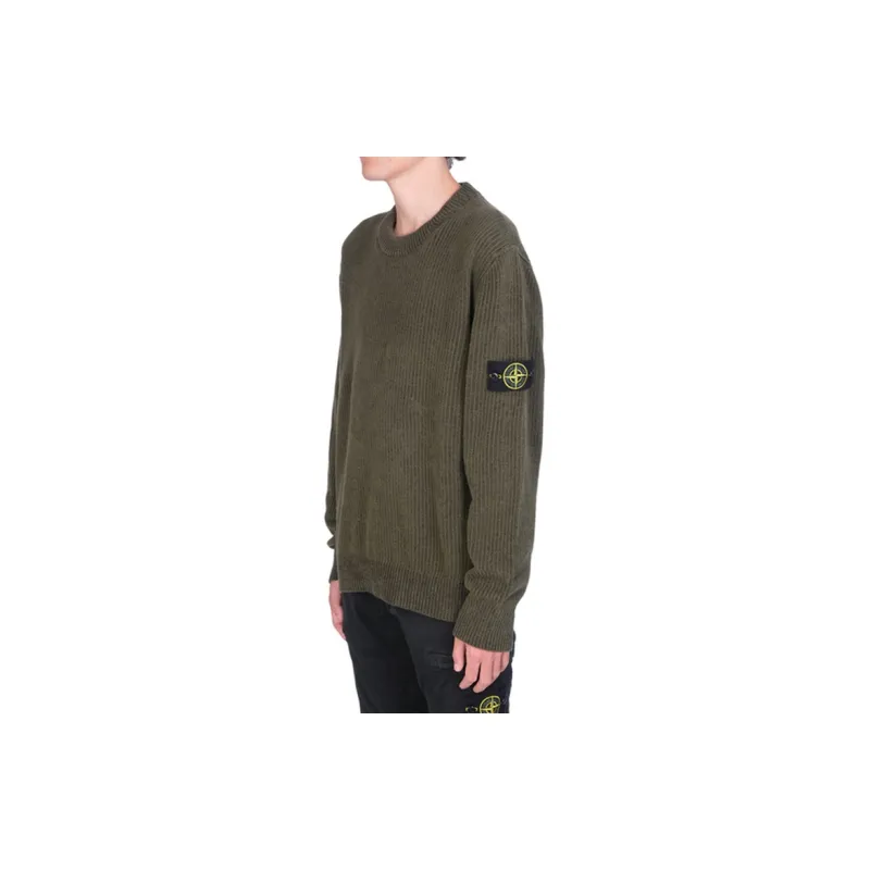 STONE ISLAND Sweaters Men Army Green-4