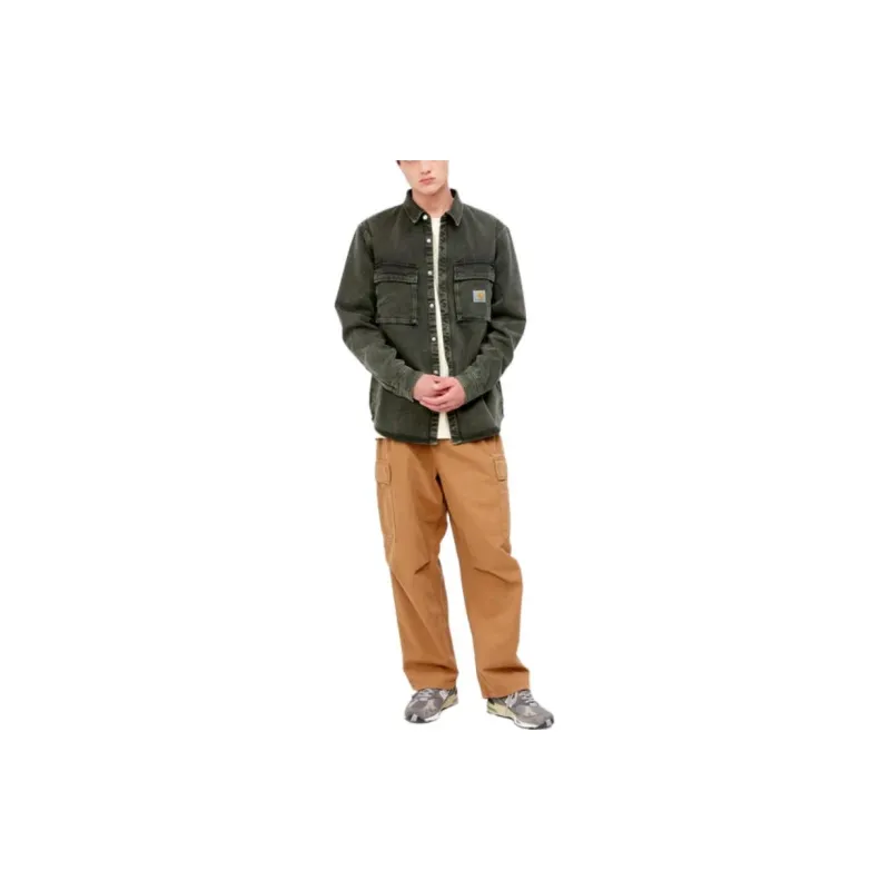 Carhartt WIP Denim Jackets Men Green-3