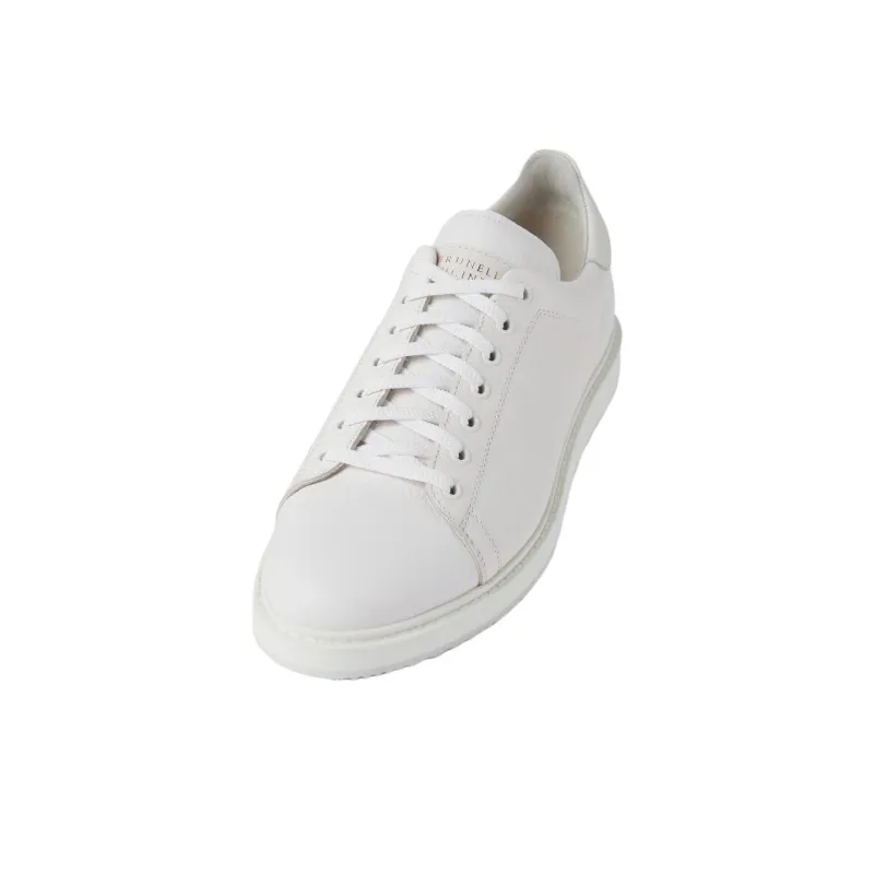 Brunello Cucinelli Round Toe Lace Up Sneakers-4