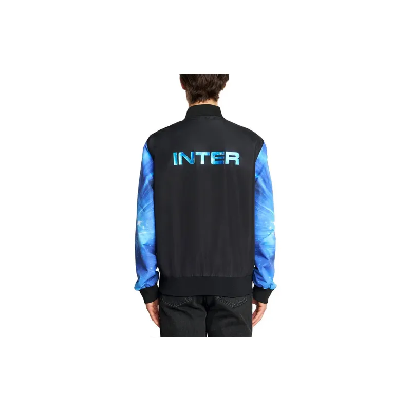 F.C. Internazionale Milano IM GALAXY BOMBER JACKET Jackets & Coats Men's Black-4