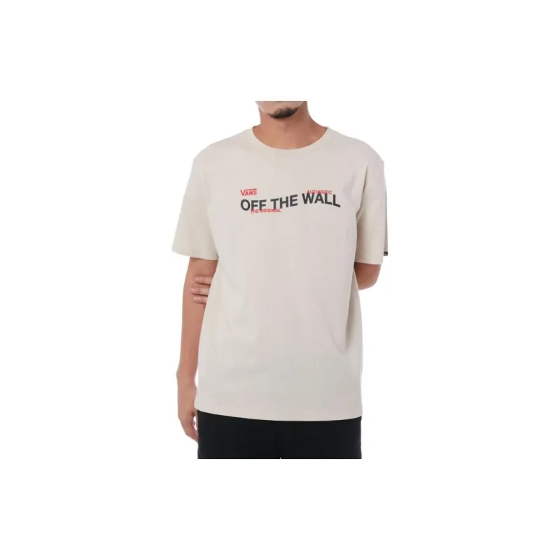 Vans Spin Check T Shirts Men Oat-2