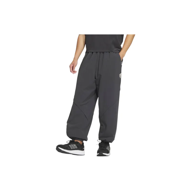 Adidas FUTURE STYLE WOVEN TROUSERS Casual Pants Men's Carbon Black/Light Gray-3