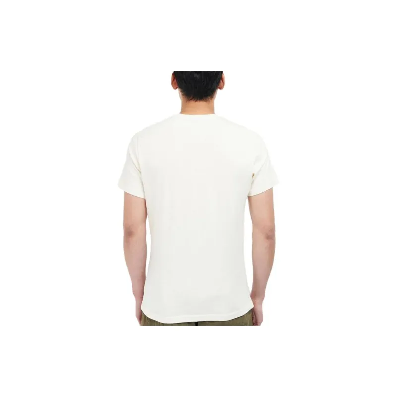 BARBOUR T Shirts Men White-2