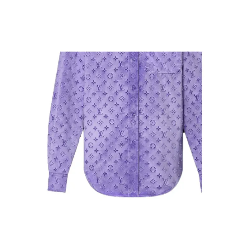 LOUIS VUITTON Shirt Men's Purple-2