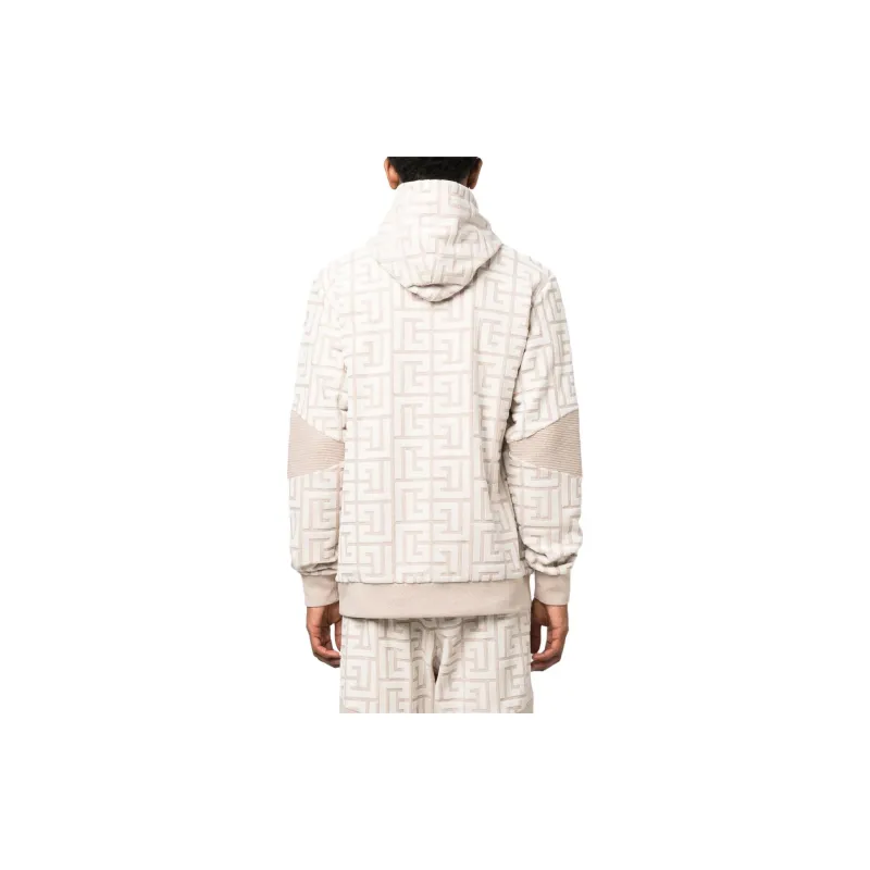 BALMAIN Sweatshirts Men Beige-2