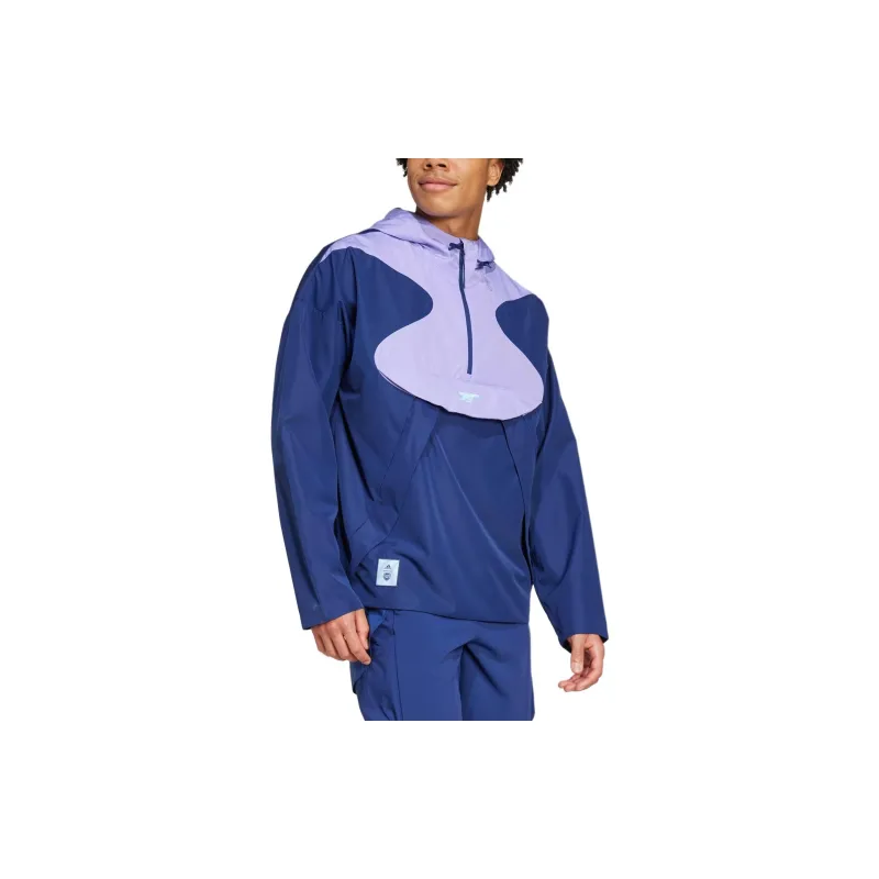 Adidas Free Shipping With AdiClub Arsenal Seasonal Half Zip Windbreaker-4
