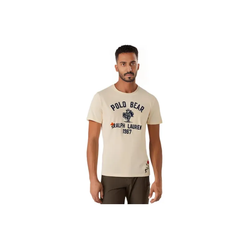 Polo Ralph Lauren T Shirts Men Ecru-4
