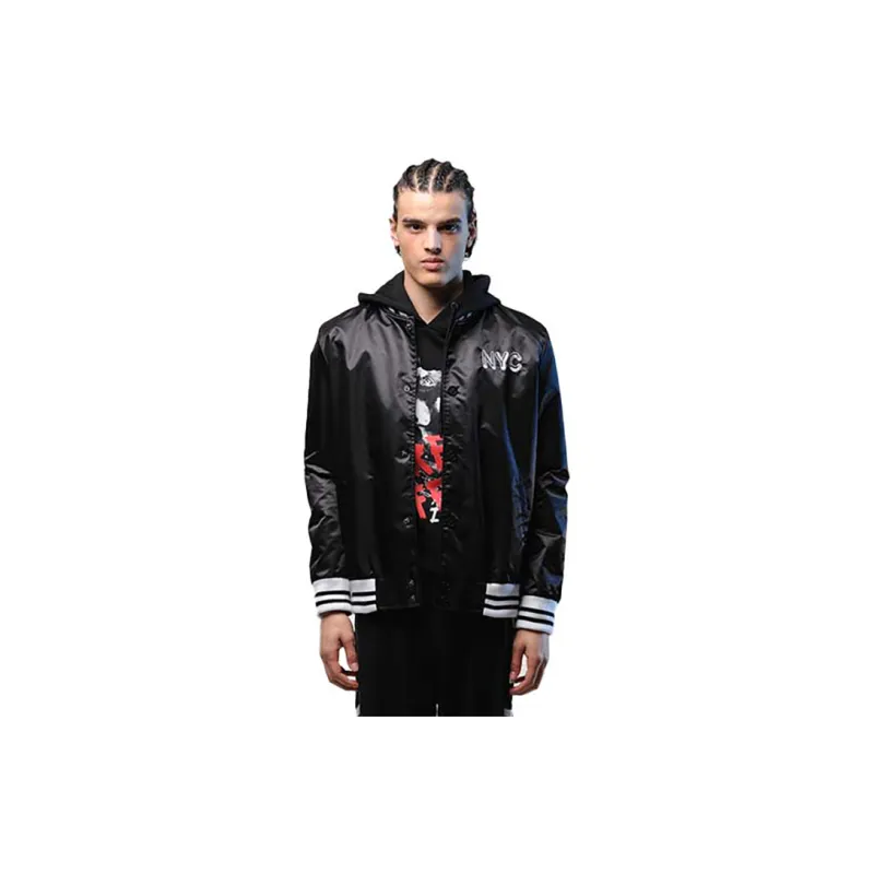 Zoo York Baseball Jerseys Unisex Black-2