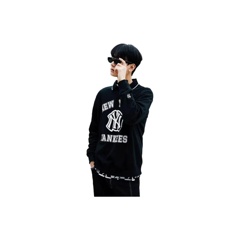 MLB New York Yankees Sweatshirt Unisex Black-4