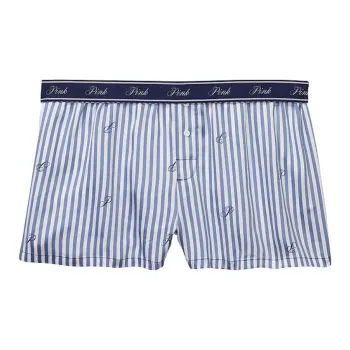 Victoria's Secret PINK TENCEL™ Boxy Pajama Shorts/VSH Pajama Pants Women's Blue