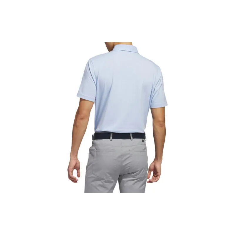 Adidas Polo Shirts Men Light Pink Blue-2