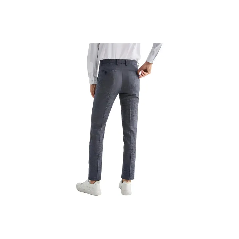 ZIOZIA Suit Trousers Men Blue-3