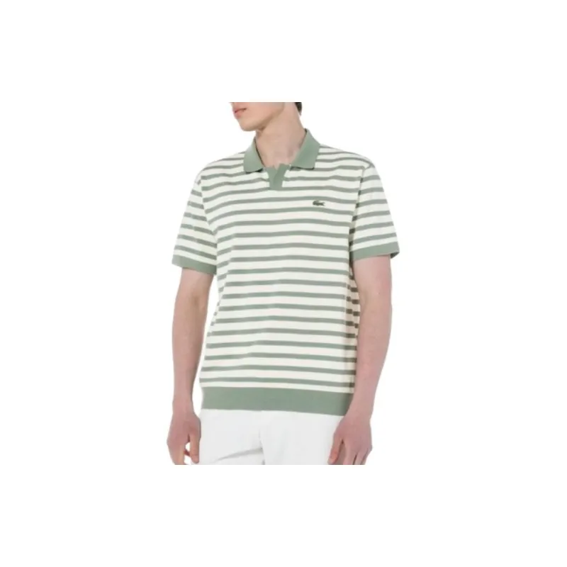 LACOSTE Polo Shirts Men Light Green-2