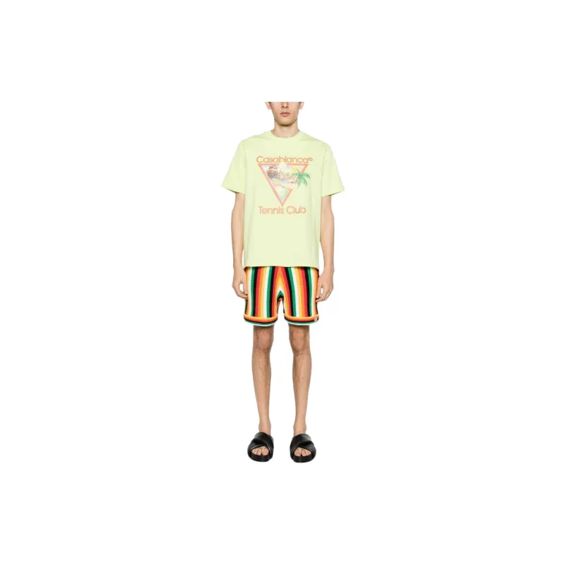 CASABLANCA Afro Cubism Tennis Club T shirt-1