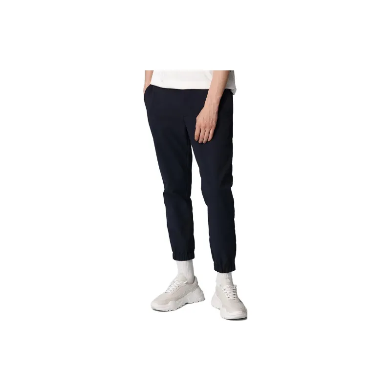 HAZZYS Casual Pants Men Dark Navy Blue-1