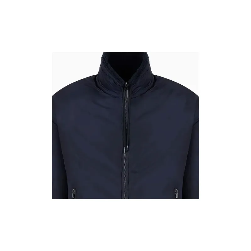 EMPORIO ARMANI Reversible Logo embroidered Bomber Jacket-2