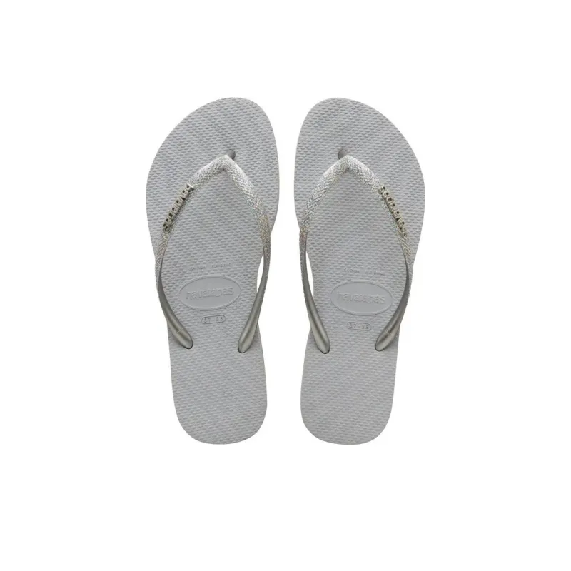Havaianas Abrasion Resistant Flip Flops Women's Ice Gray-4