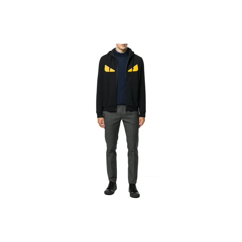 FENDI Sweatshirts Men Black-3