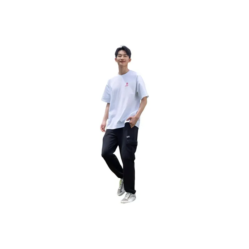Vans OFF WHE WALL T Shirts Unisex White-2