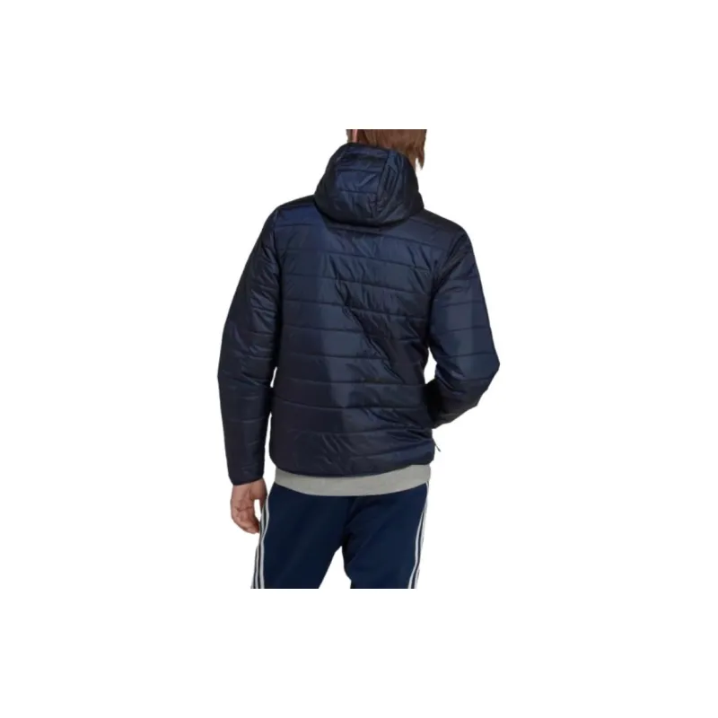 Adidas Padded Hooded Puffer Jacket Jackets Coats Men's Blue-2