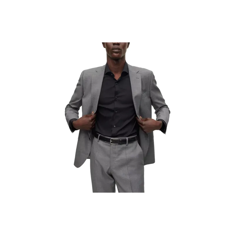 Boss Spread collar Button up Shirt-2