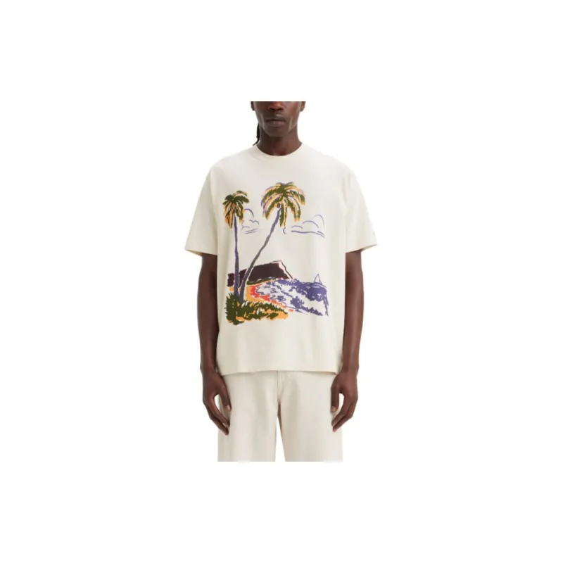 Levis T-Shirts Men White-1