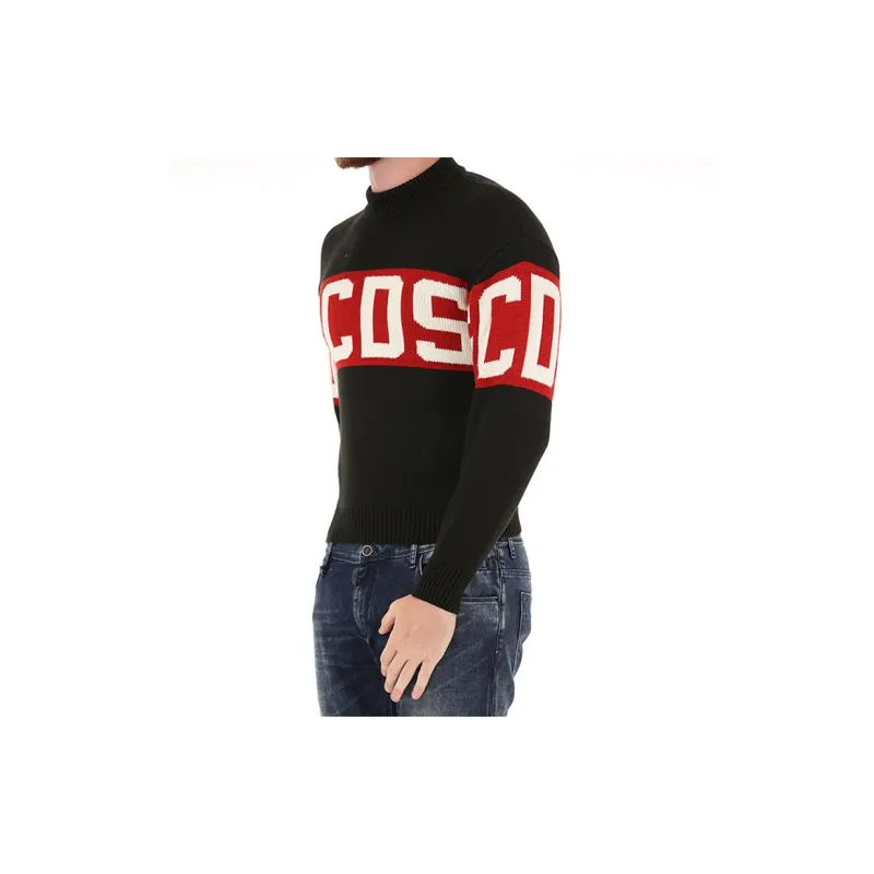 GCDS Intarsia knit Wool blend Jumper-3
