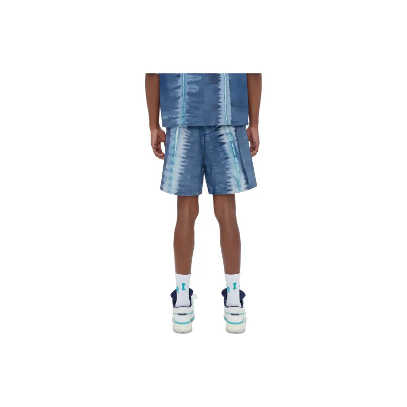 AMIRI Tie dye Leather Shorts-3