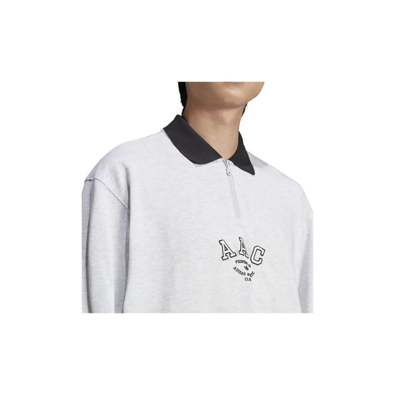 Adidas Polo Shirts Men Gray-4