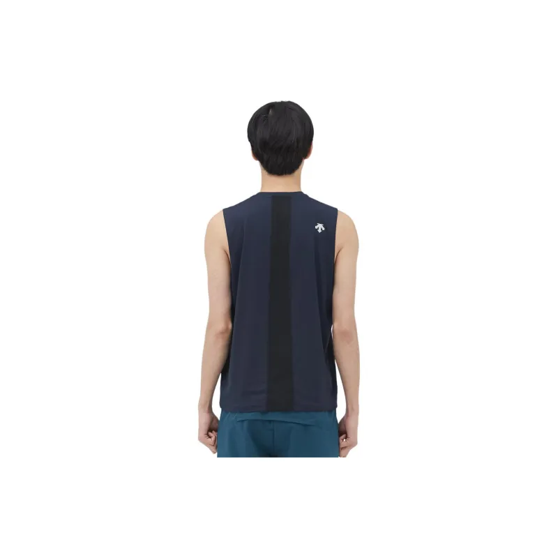 DESCENTE Shirt Men's Regimental Blue-5