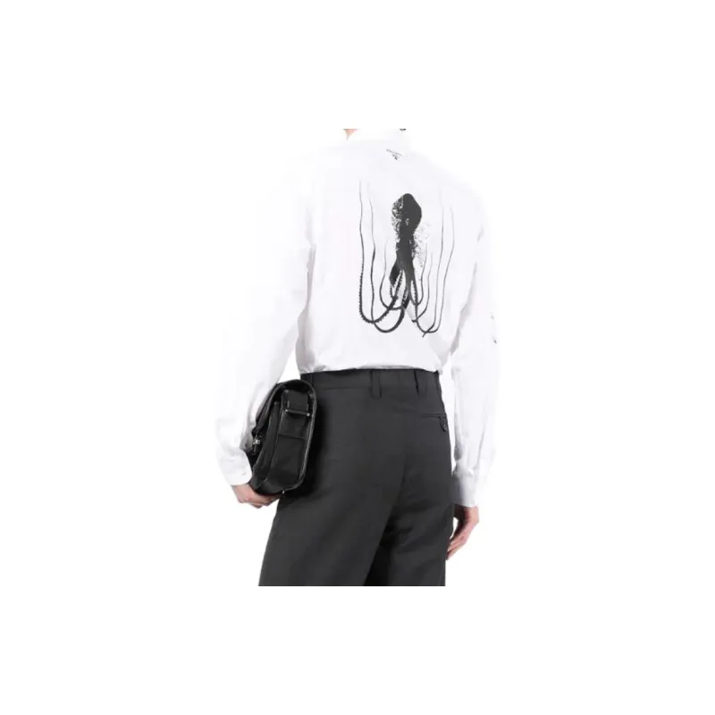 PRADA Shirts Men White-3