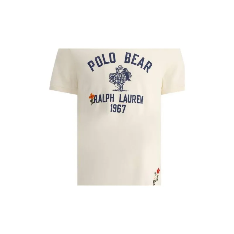 Polo Ralph Lauren T Shirts Men Ecru-6
