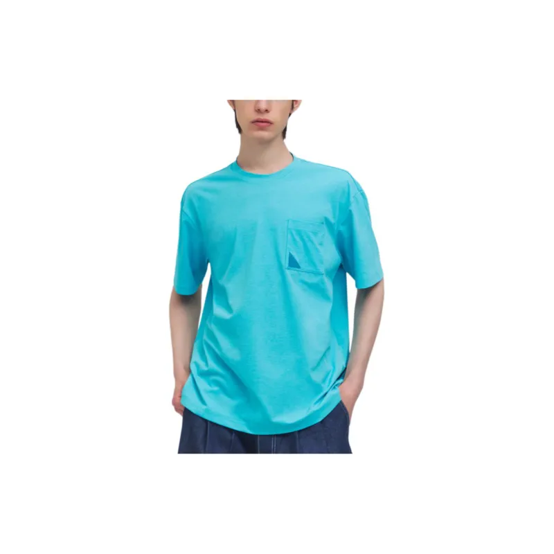 FILA T Shirts Unisex Aqua Blue-3