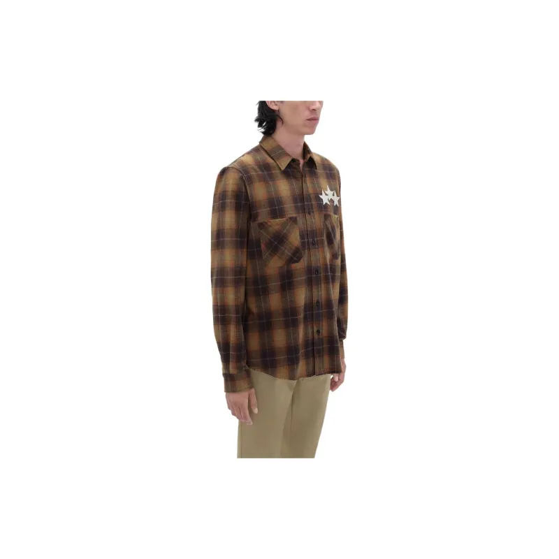 AMIRI Star Leather Flannel-4