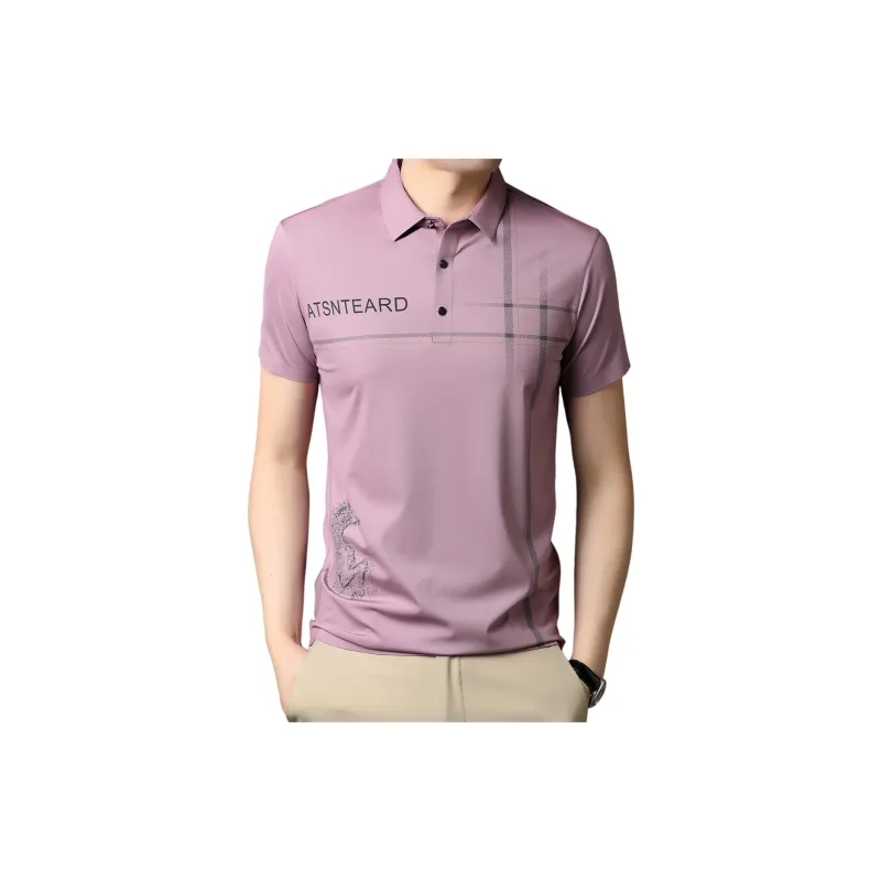 H YXIANG Polo Shirts Men-2