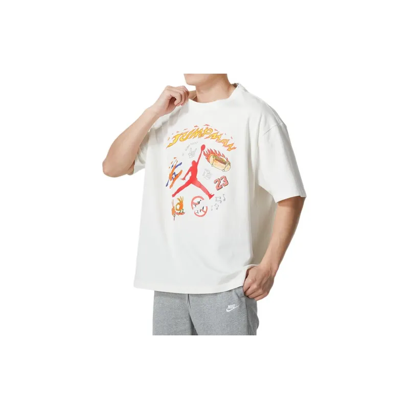Jordan Jumpman SS24 T Shirt Men's White-1