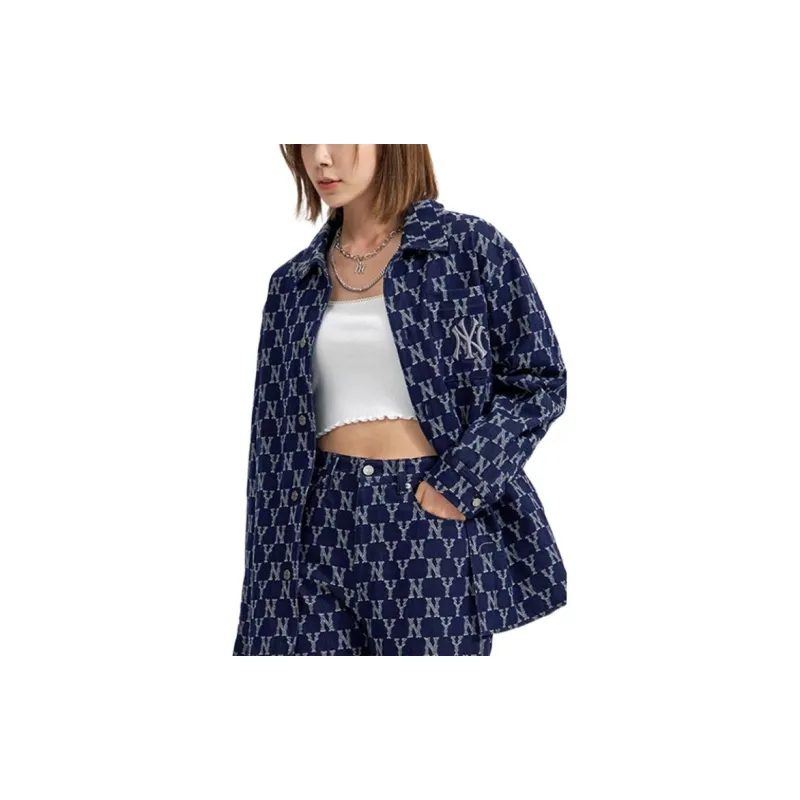 MLB FW22 Denim Jacket Unisex Blue-3