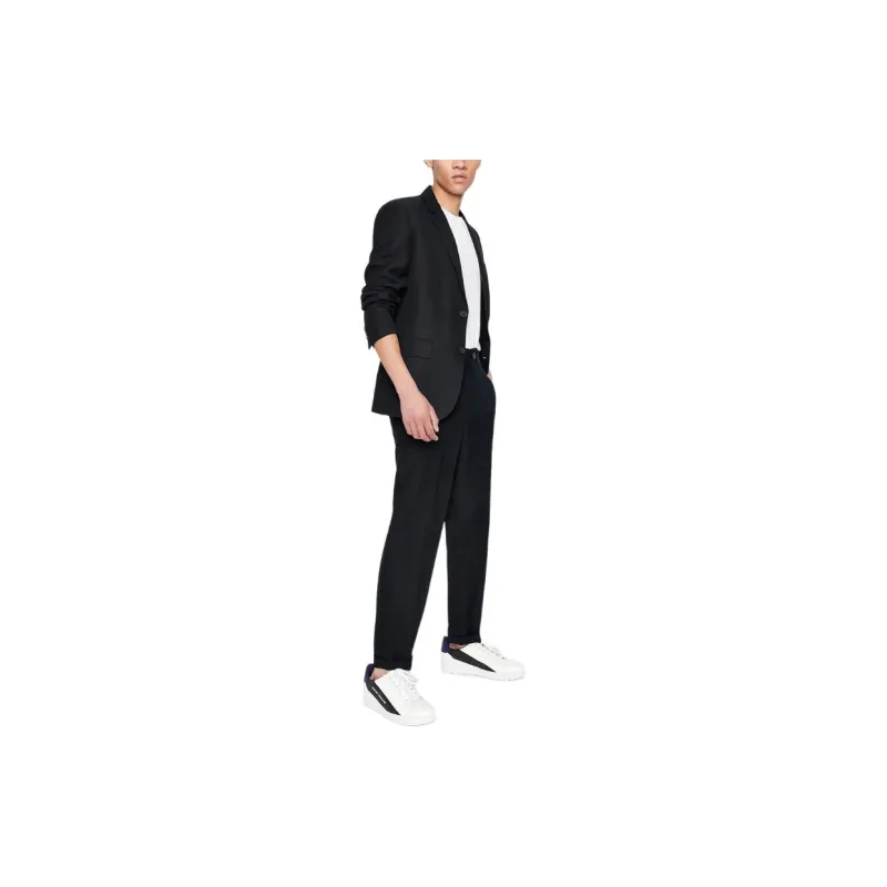 ARMANI EXCHANGE SS24 Business Suit Coat Men's Dark Marine Blue-1