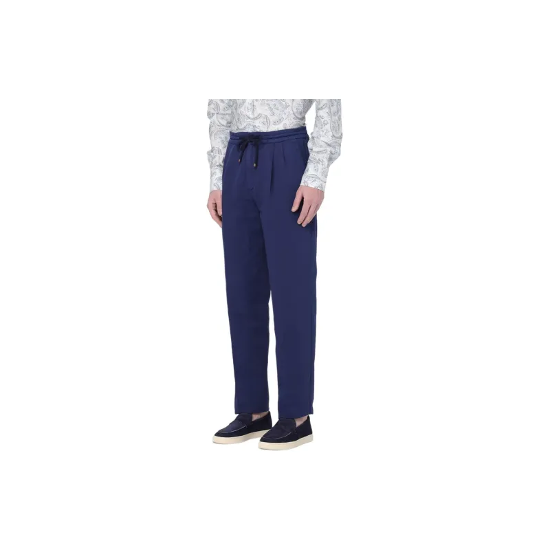 Brunello Cucinelli Mid Rise Tapered Leg Trousers-5