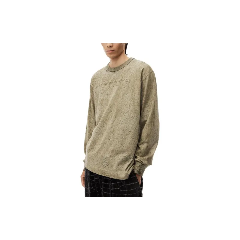 Alexander Wang Logo embossed Tie dye T shirt-2