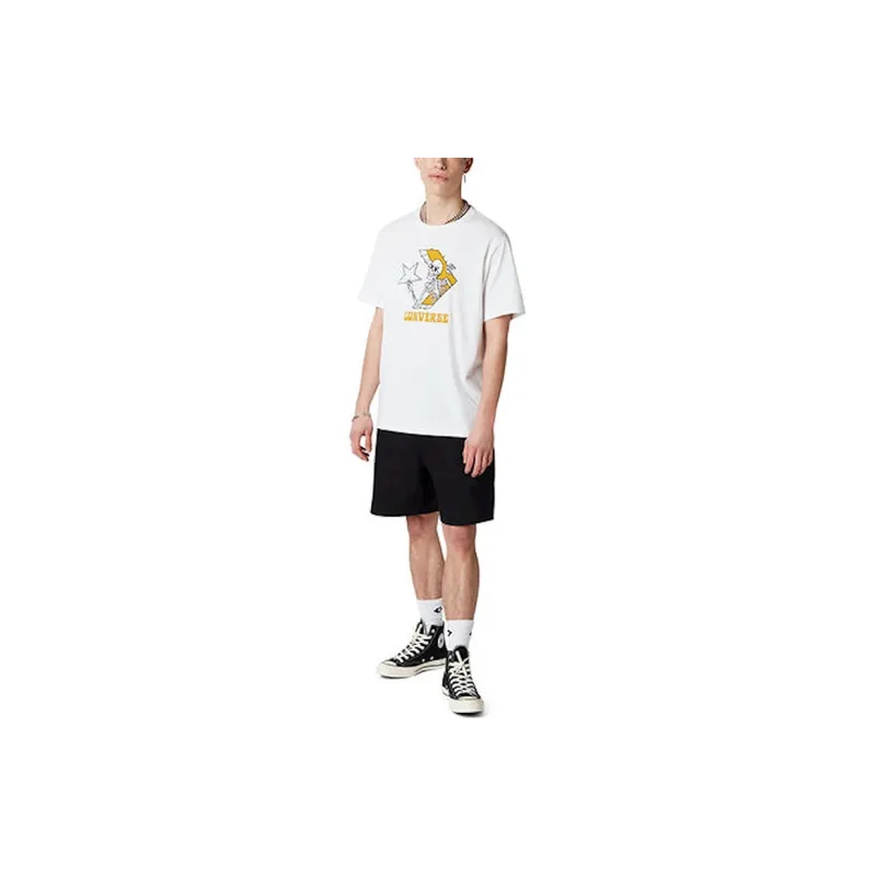 Converse T Shirts Men White-2