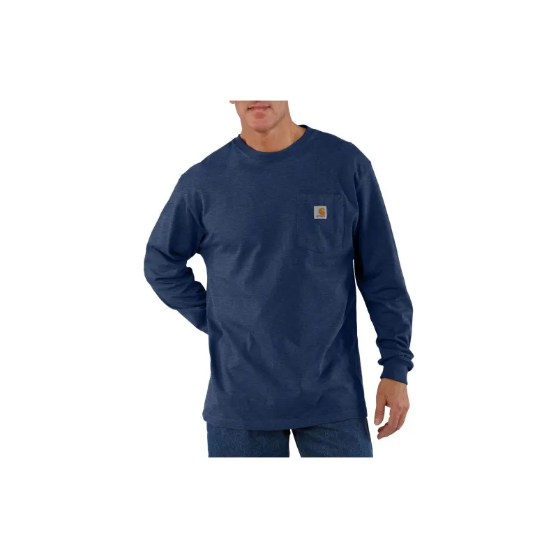 Carhartt T-Shirts Unisex Blue Gray-1
