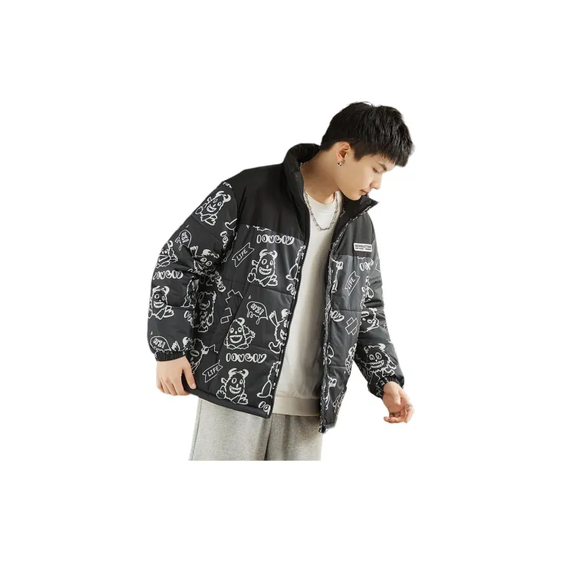 Tonlion Puffer Jacket Men's Black-2