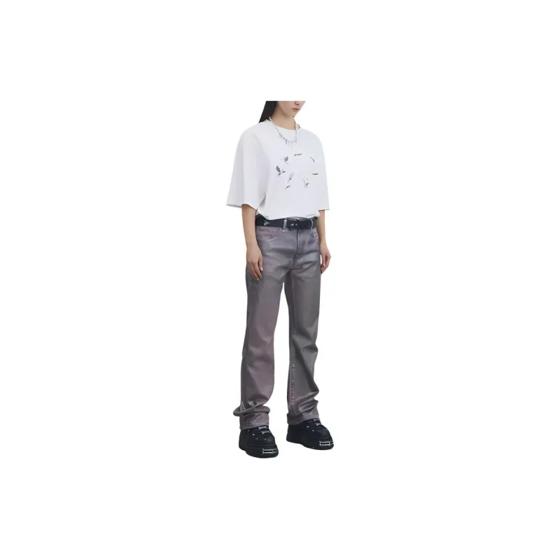 Good Bai X Levis GOOD BAI Collaboration Jeans Unisex Peach Pink-7