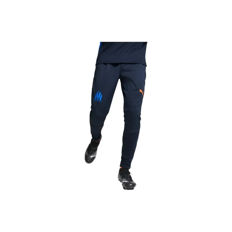 PUMA Olympique De Marseille Collection SS24 Soccer Bottoms Men's Marine Blue-2
