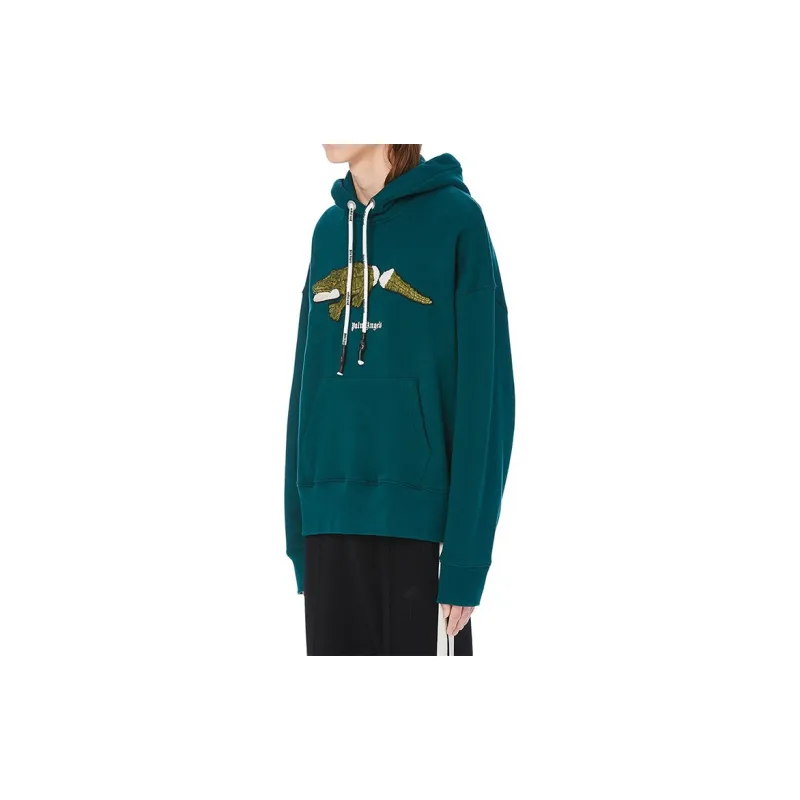 PALM ANGELS Crocodile Hoodie-2