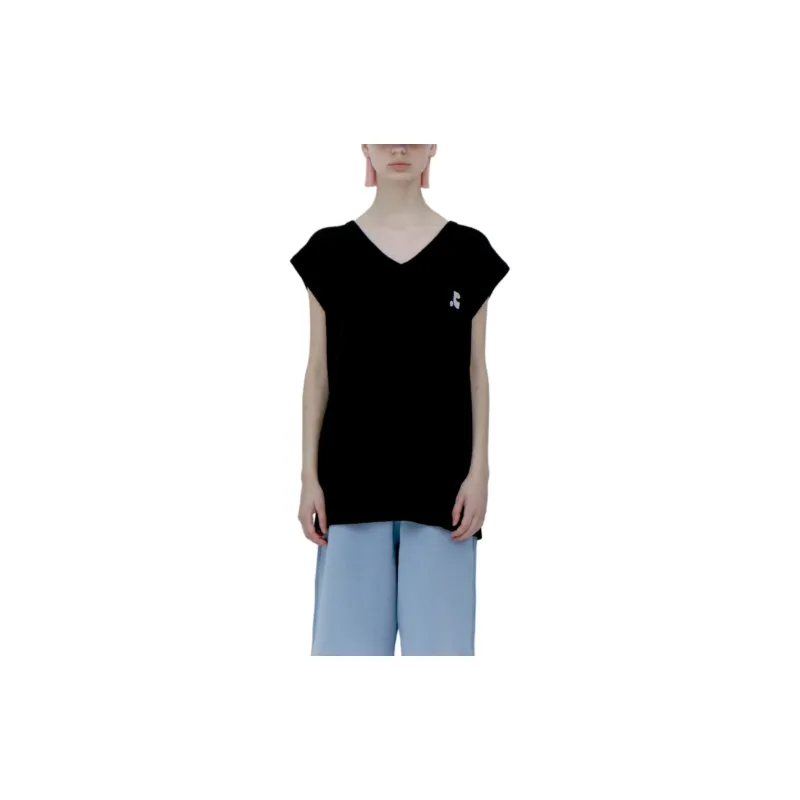 Rest&Recreation OVERSIZED V-NECK KNIT VEST Vest Unisex BLACK/Black-3