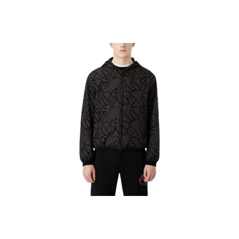 EMPORIO ARMANI SS23 Jacket Men's Black-4