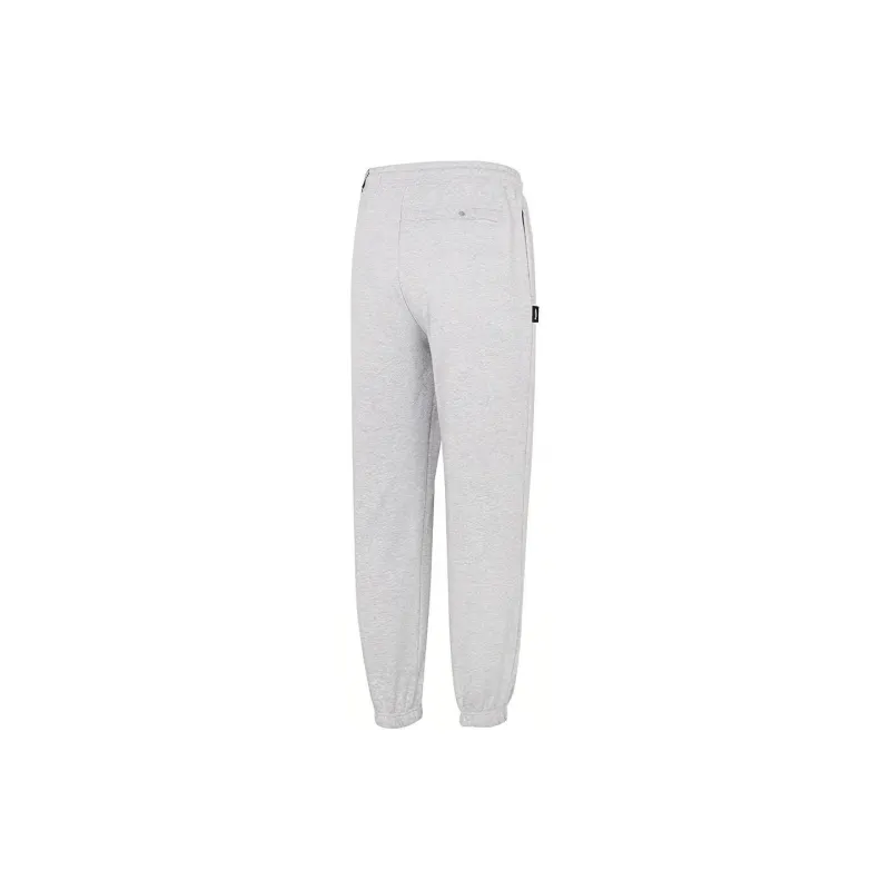 PUMA Knitted Sweatpants Unisex Light Gray-1